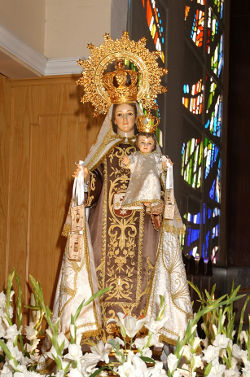 Imagen de la Virgen del Carmen